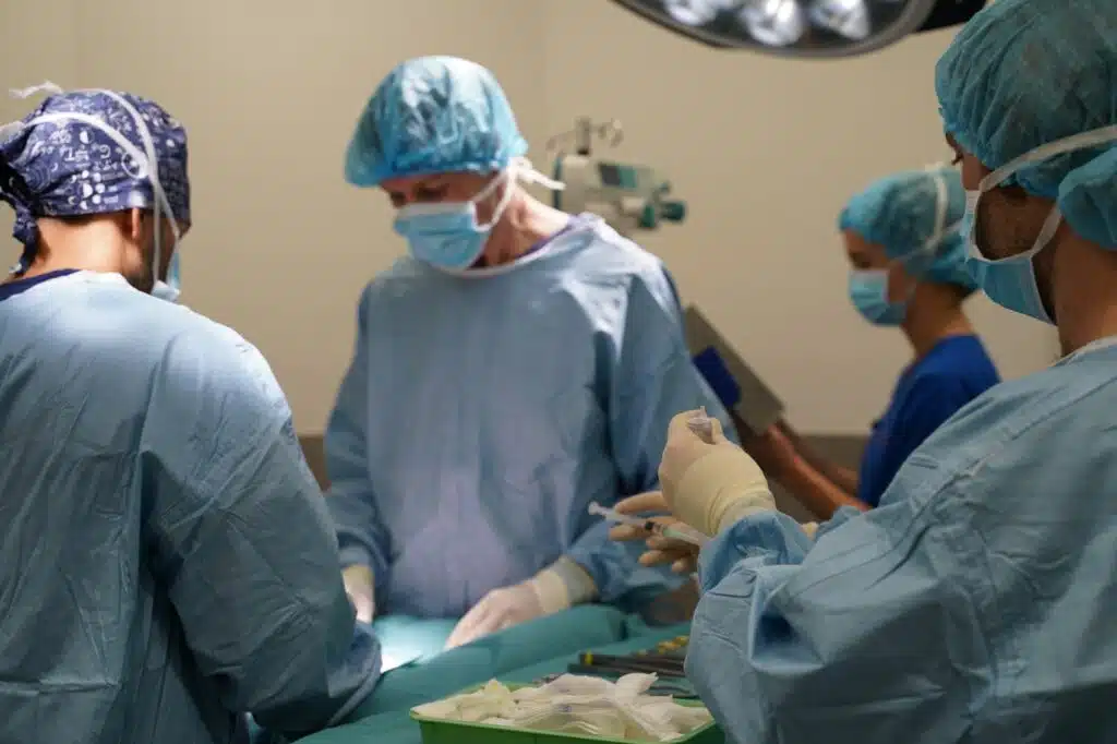 international vets performing surgery